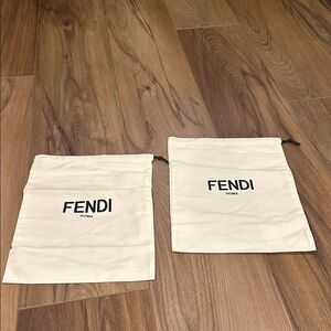 Pair of Fendi dustbags